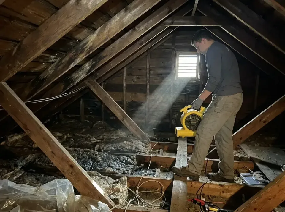 attic-water-damage-drying-proc-007 — frequently asked questions, Emergency Water Extraction & 24/7 Flood Response in Harris…